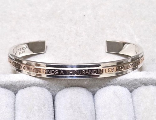 THE KISS Bicolor Silver Bangle 42865