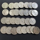 Lot of 30 Walking Liberty Half Dollars 90% Silver CLEANED *Mixed Dates*