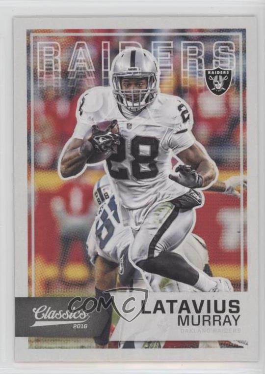 2016 Panini Classics Red Back Latavius Murray #99 g4d
