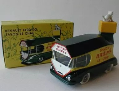 #ad Miniature Car 1 43 Truck Soap Amber the Cat 1952 Black Yellow Diecast Classic $168.71