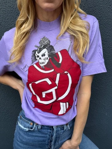 DEADSTOCK VINTAGE 80s THE GRATEFUL DEAD SEVEN SAMURAI CONCER 1970s vintage concert t-shirt, vintage, single stitch, B+ condition