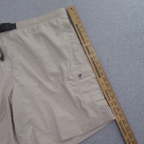 Columbia Mens Mountaindale Cargo Shorts 2XL x 9L Beige Belted Y2K Hiking - Picture 7 of 9