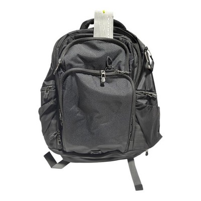 Vertex Technical Series Outdoor Backpack Black Multi-Pocket Daypack w/ Carabiner
