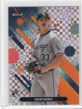 2025 Topps Finest Checkerboard - Common Drew Thorpe #15 (RC)