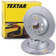 TEXTAR 2x BREMSSCHEIBE Ø282 HINTEN FÜR AUDI A3 8P SEAT LEON 1P SKODA VW GOLF 6