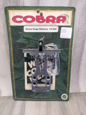 Cobra Protos Bow Scope Platform CS-065 Anodized Aluminum MADE/ USA Mount Bracket