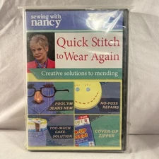 Sewing with Nancy - Quick Stitch to Wear Again (DVD, 2015) Sealed Free Shipping