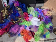 Massive Joblot Of Organza Sashes, Hundreds!!