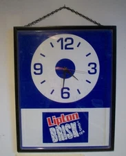 LIPTON BRISK ICED TEA  ADVERTISING WALL CLOCK