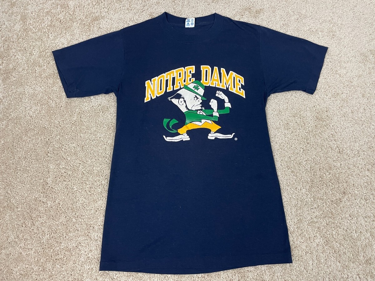 Vintage Champion T-Shirt Mens Large Single Stitch Notre Dame