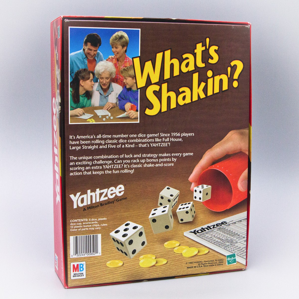 Vtg. 1998 Hasbro YAHTZEE Dice Game | Complete in Box Vtg. 1998 Hasbro YAHTZEE Dice Game | Complete in Box