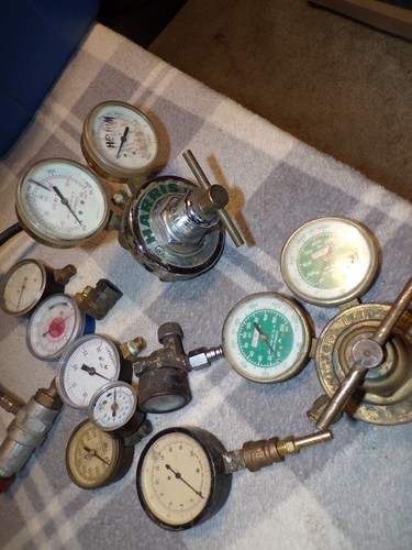 VICTOR /HARRIS Acetylene Regulator Gauge Cutting Torch Heavy Duty LOT OF GAUGES - Picture 5 of 5