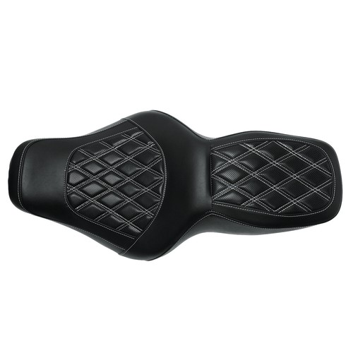 Driver Passenger Two-Up Seat For Harley Street Glide 06-07 Road King FLHR 97-07 - Picture 9 of 13