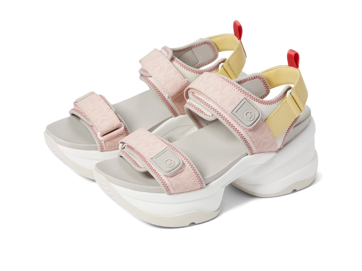 Michael Kors Olympia Logo Sporty Sandals women s 8M eBay