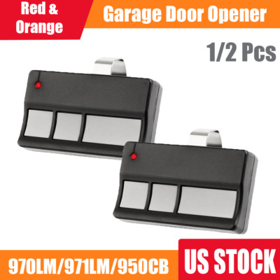 Garage Door Opener Remote Only for a Red or Orange Learn Button 390MHZ Remote