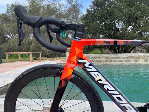 MERIDA REACTO LTD ED. TEAM BAHRAIN REPLICA M  2022/3 CARBON gravel road-race NEW - Picture 11 of 24