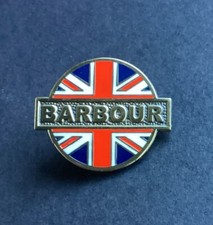 NEW BARBOUR  PIN BADGE UNION JACK FLAG RARE LTD EDITION