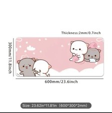 Large Cute Hello Kitty Pattern Mouse Pad
