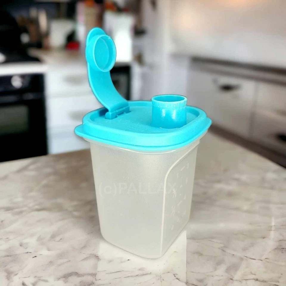 TUPPERWARE MESS & GO 250 ML MESSBECHER ERFRISCHER HELLBLAU - Bild 2 von 2
