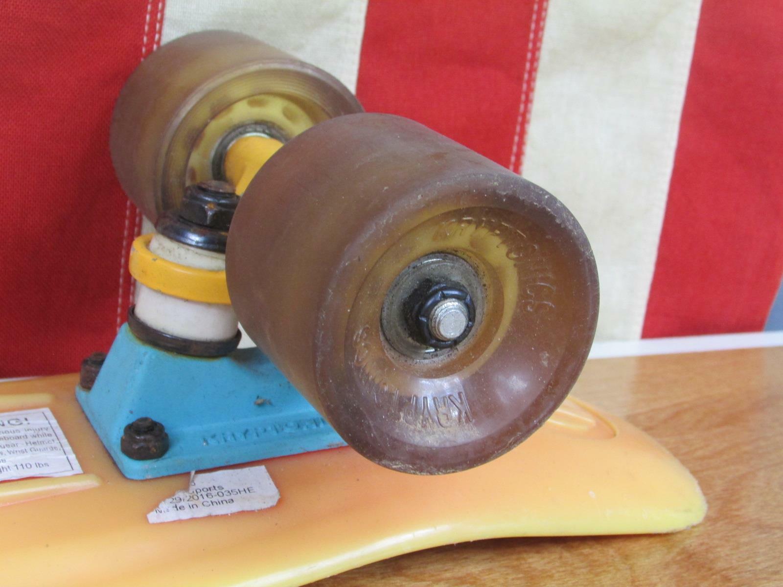 Vintage Kryptonics Torpedo Skateboard Complete 1965 Trucks Urethane