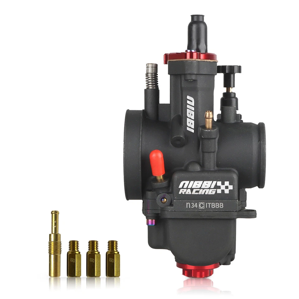 Carburador pre-chorro de rendimiento NIBBI PWK 34 mm para Yamaha RD350 1973-1975 Foto 2 de 4