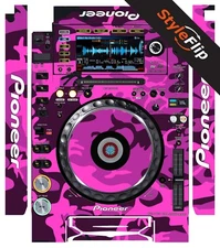 Pioneer CDJ-2000 Nexus Skin | Pink Camo | Protective Decal | StyleFlip Skins