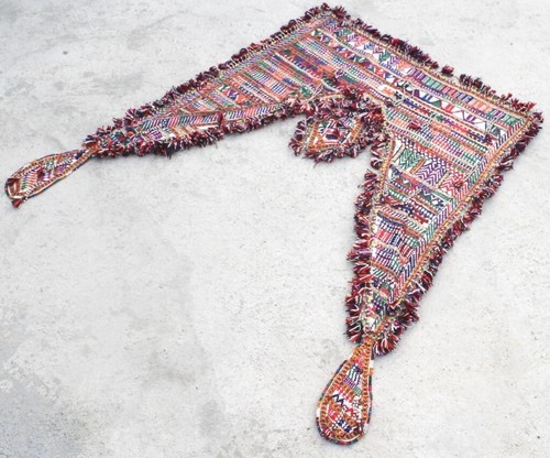 Vintage Rabari Valance Tribal Ethnic Decor Door Embroidery Tapestry Indian Toran - Bild 2 von 6