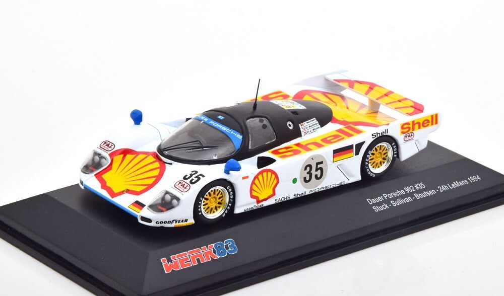 Porsche 962 Dauer #35 Shell 3rd 1984 LeMans 1/43 WERK83 by