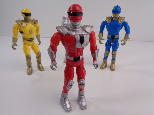 1991 Lanard Toys Atomic Power Ranger Warriors 6" Scale Set 4 Figuren Konvolut - Bild 6 von 20