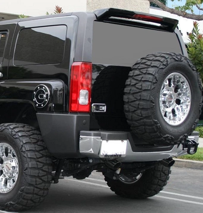 Alerón para Hummer H3 2006-2010 escotilla trasera con luz imprimación sin pintar nuevo Foto 3 de 4