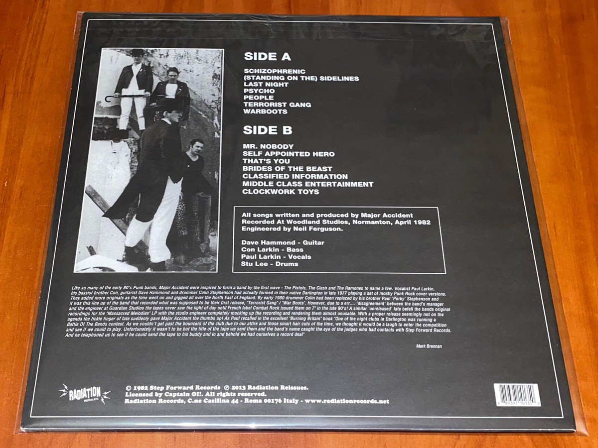 MAJOR ACCIDENT MASSACRED MELODIES LP *LTD EU PRESS VINYL 500