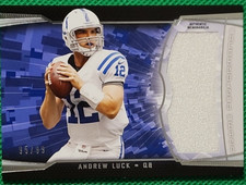 2012 Topps Finest Football Andrew Luck Superfractor Listed on eBay 4