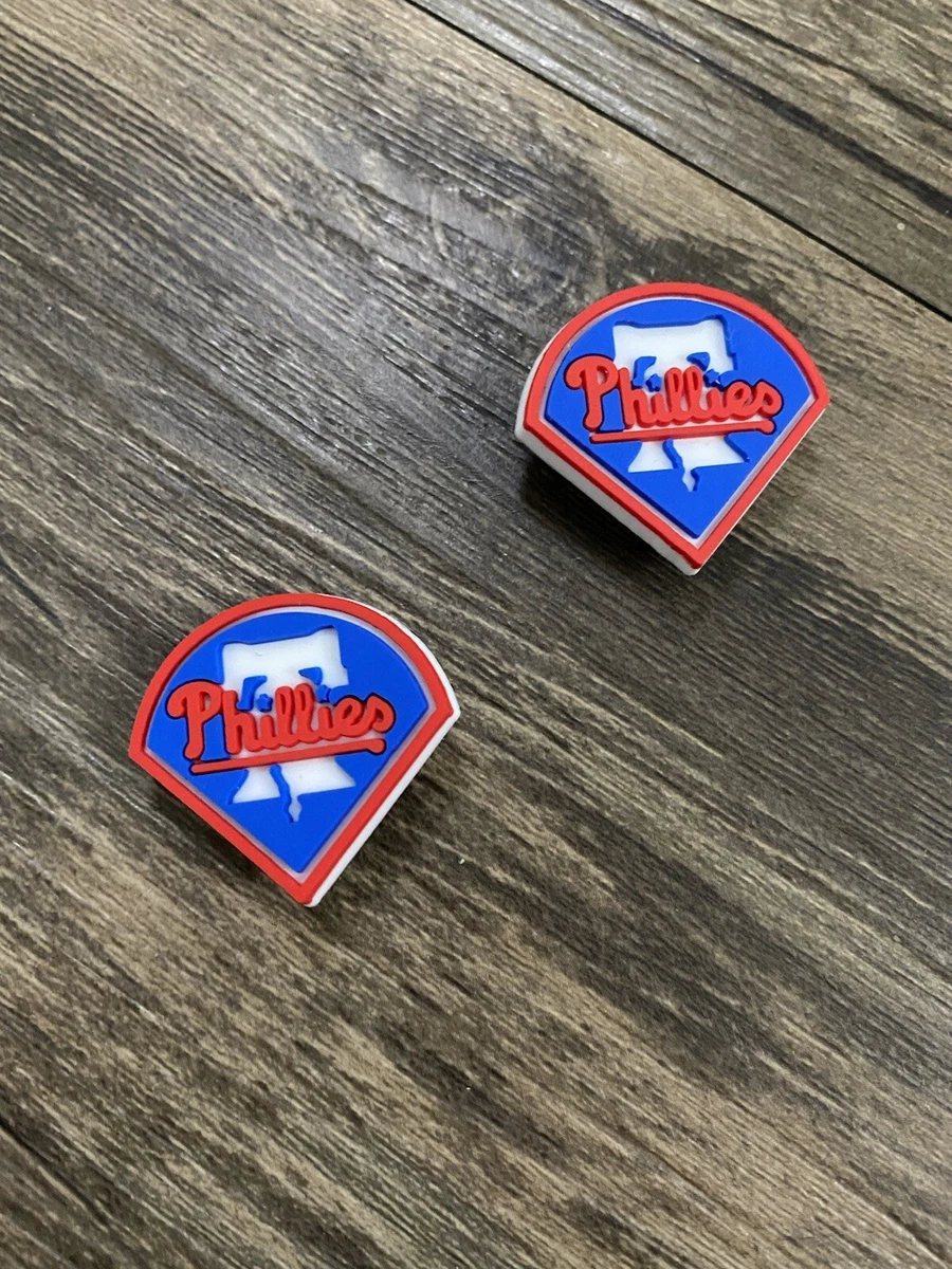 Philadelphia Phillies Baseball Team Charm For Crocs Shoe Charms 2 Pieces