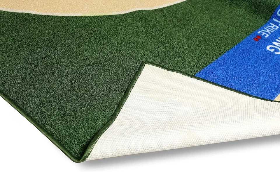 4'5"x6'9" Baseball Field Ground Area Rug Anti Skid Rubber Backing - 710 - Image 4 of 4