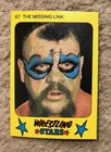 1986 Monty Gum WWF Wrestling Stars #67 Card THE MISSING LINK Blank Back