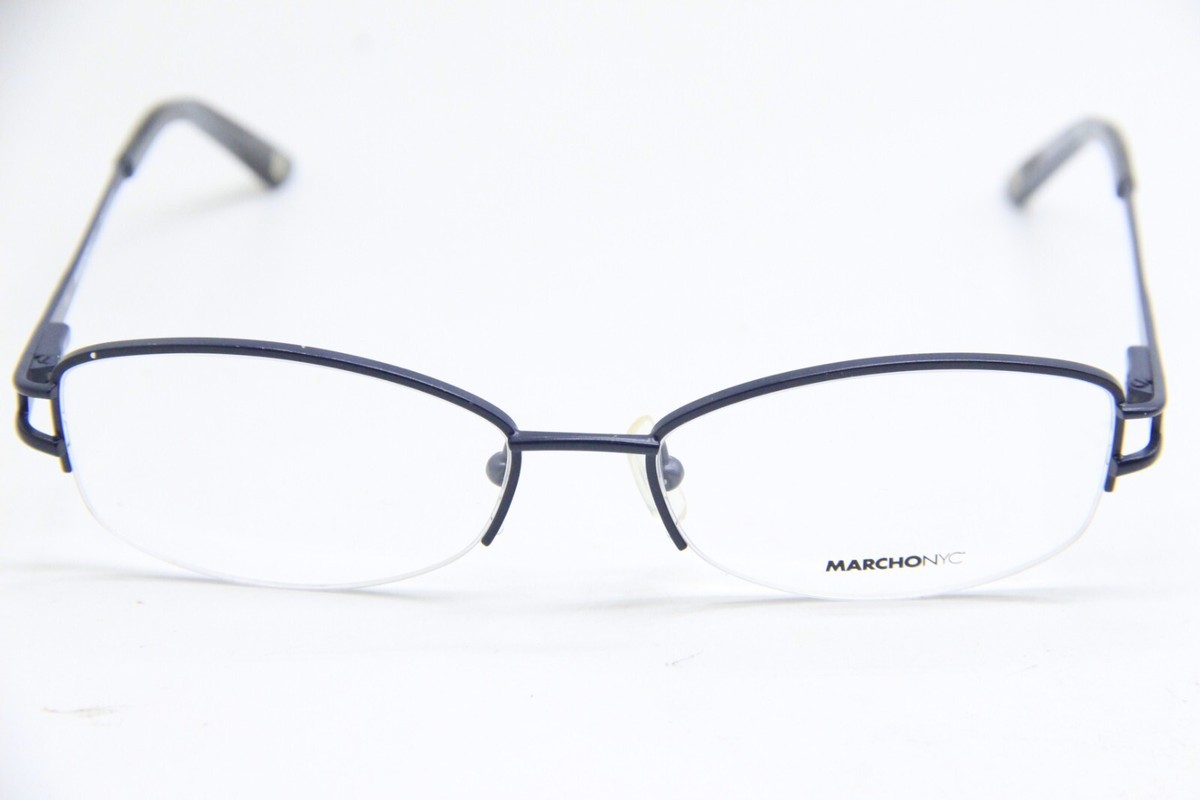 MARCHON NYC CHRYSTIE 412 BLUE AUTHENTIC FRAMES EYEGLASSES 51 