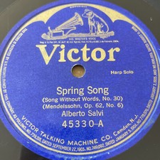 78 Classical HARP-VICTOR 45330-Alberto Salvi-(Spring song/Battle of the North E
