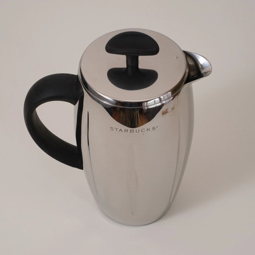 Starbucks Barista French Press Kaffeemaschine Edelstahl isoliert 32 oz 2003 - Bild 5 von 15
