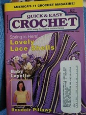 Quick Easy Crochet March April 1998 VG