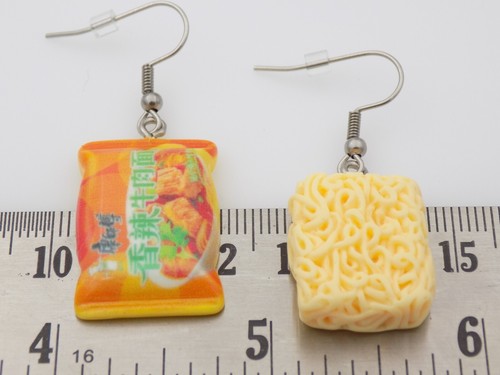 Neue Ramen Ohrringe - I love Noods - lustiger Schmuck zum Thema Essen - Bild 9 von 10