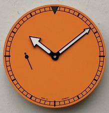 DIAL HANDS SET ARROW FOR ETA 6497-1 D 38.2mm ORANGE UNITAS GERMANY - NEW