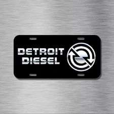 Detroit Diesel Vehicle License Plate Truck Auto Tag  NEW