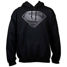 Superman Justice League Snyder Cut Black Symbol Hoodie Black