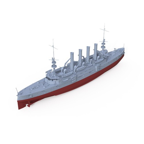 SSMODEL 1/200 Military Model Kit USN St.Louis Class Light Cruiser FULL HULL - Picture 2 of 5