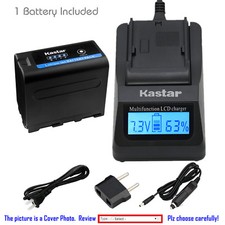 Kastar Battery LCD Charger for Sony NP-F970PRO CCD-TR950 CCD-TR97 CCD-TRT97