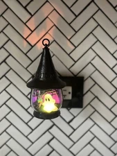 BATH AND BODY WORKS GHOST WITCH HAT LIGHT UP WALLFLOWERS DIFFUSER