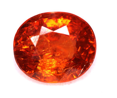 Pierre Brute Grenat Spessartite De Namibie - 1,45 Ct - Couleur Jaune/orange - Coussin VS1 - Neuf Sans Boîte