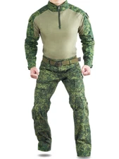 Russian Tactical Frog Suit EMR Camo Training Suit Set Long Sleeve Combat Suit