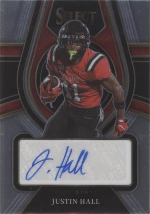 2022 Panini Select Draft Picks Justin Hall #RS-JHA - 1 of 2