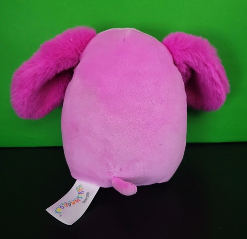Squishmallows Sager Pink and White Dog Heart Eye 5" Plush Stuffed Animal - Picture 2 of 3